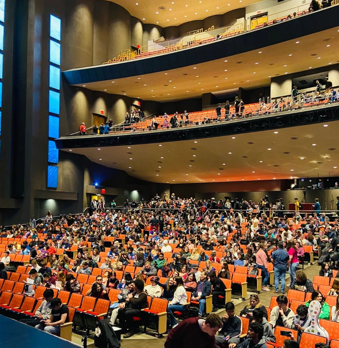 Texas All-State concert hall packed with musicians